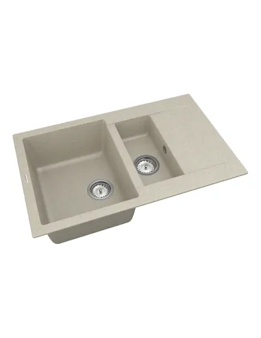 Мойка для кухни из гранита Vankor Orman OMP 04.80 Terra, 490х785х190 мм - 2