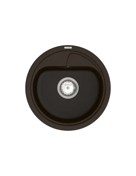 Мийка для кухні з граніту Vankor Polo PMR 01.44 Chocolate, 440х440х180 мм - 1