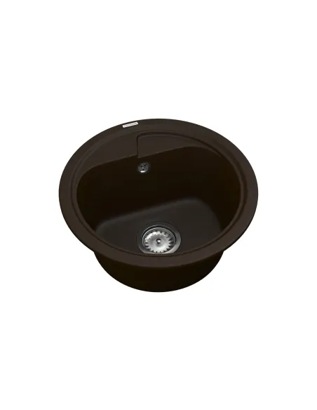 Мийка для кухні з граніту Vankor Polo PMR 01.44 Chocolate, 440х440х180 мм - 2