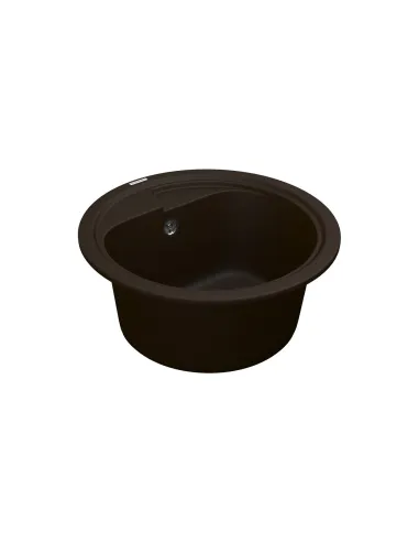 Мийка для кухні з граніту Vankor Polo PMR 01.44 Chocolate, 440х440х180 мм - 3