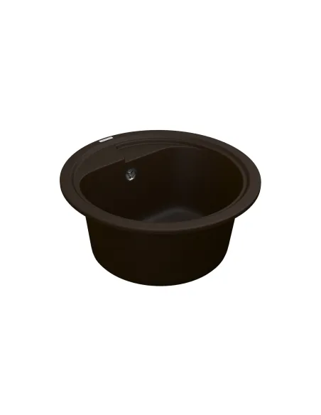 Мийка для кухні з граніту Vankor Polo PMR 01.44 Chocolate, 440х440х180 мм - 3
