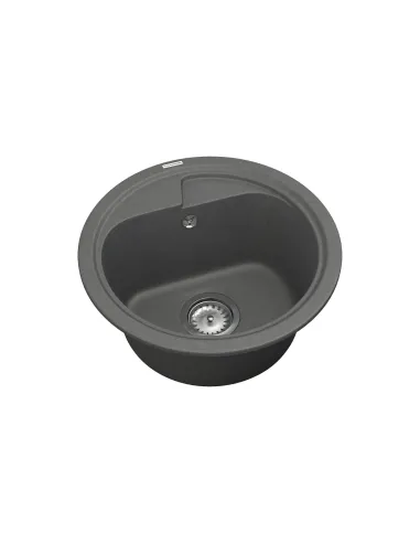 Мойка для кухни из гранита Vankor Polo PMR 01.44 Gray, 440х440х180 мм - 2