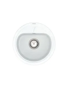 Мийка для кухні з граніту Vankor Polo PMR 01.44 White stone, 440х440х180 мм - 1