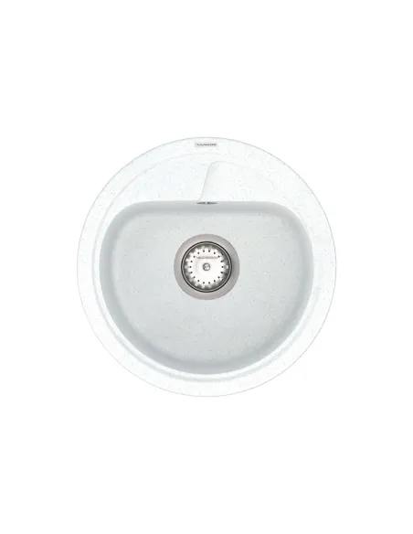 Мойка для кухни из гранита Vankor Polo PMR 01.44 White stone, 440х440х180 мм - 1