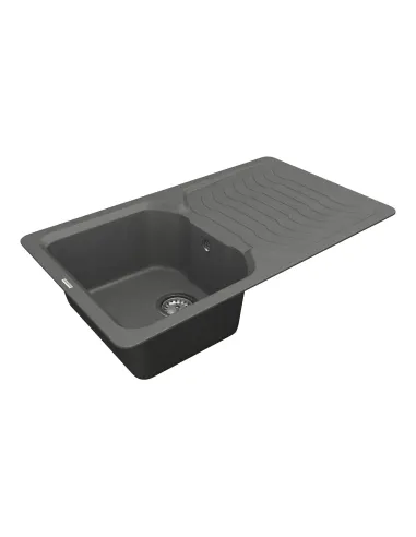 Мойка для кухни из гранита Vankor Sigma SMP 02.85 Gray, 490х845х190 мм - 3