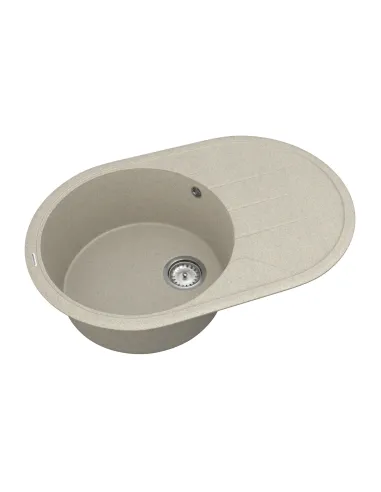 Мийка для кухні з граніту Vankor Sity SMO 02.78 Terra, 765х500х200 мм - 2