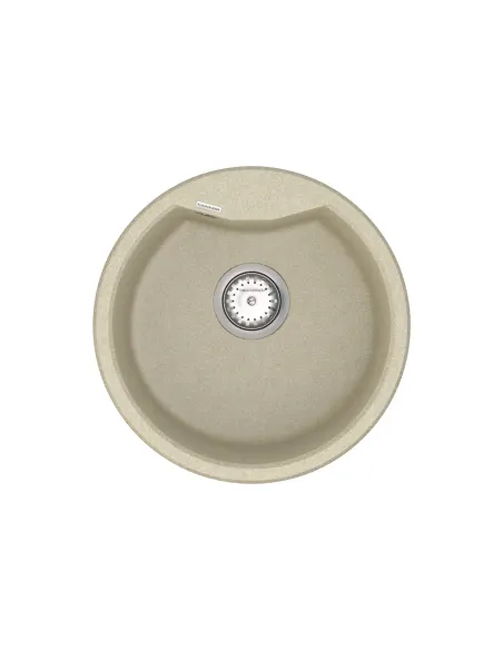 Мойка для кухни из гранита Vankor Vena VMR 01.48 Beige, 475х475х180 мм - 1