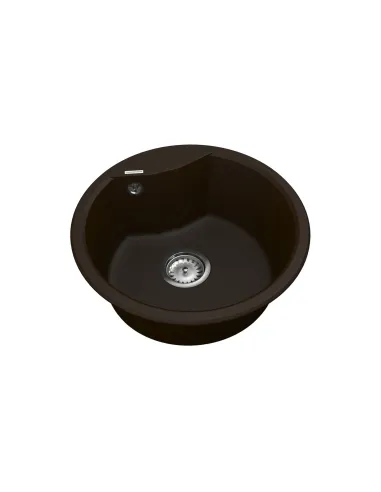 Мийка для кухні з граніту Vankor Vena VMR 01.48 Chocolate, 475х475х180 мм - 2
