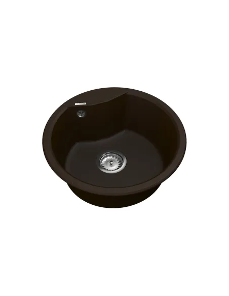 Мийка для кухні з граніту Vankor Vena VMR 01.48 Chocolate, 475х475х180 мм - 2