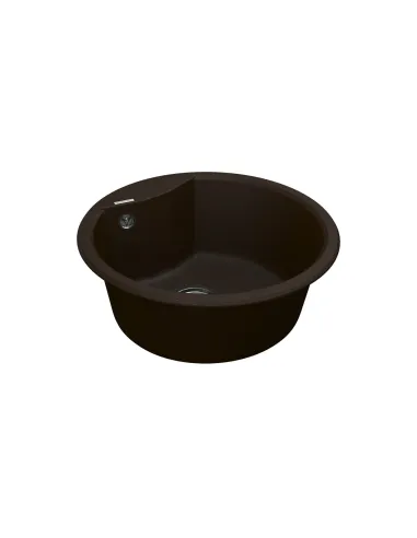 Мийка для кухні з граніту Vankor Vena VMR 01.48 Chocolate, 475х475х180 мм - 3