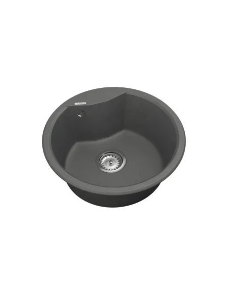 Мийка для кухні з граніту Vankor Vena VMR 01.48 Gray, 475х475х180 мм - 2