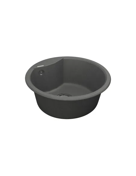 Мийка для кухні з граніту Vankor Vena VMR 01.48 Gray, 475х475х180 мм - 3