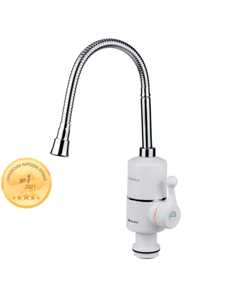 Смеситель для кухни с подогревом воды Aquatica NZ-6B312W, 3 кВт - 1