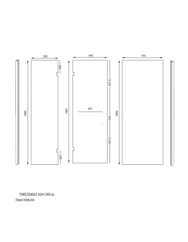 Душевая кабина без поддона Asignatura Vik 120х80 распашная, прямоугольная - 5
