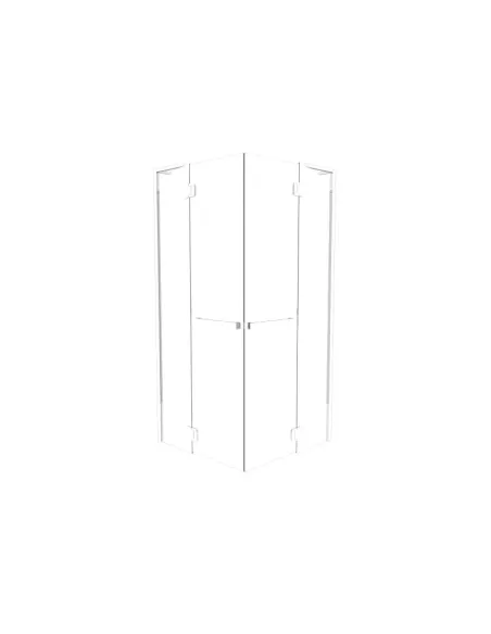 Душова кабіна без піддону Asignatura Aragon 90х90 орна, квадратна - 6