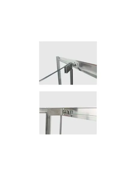 Душевая кабина без поддона Asignatura Tinto 90х90 раздвижная, квадратная - 3