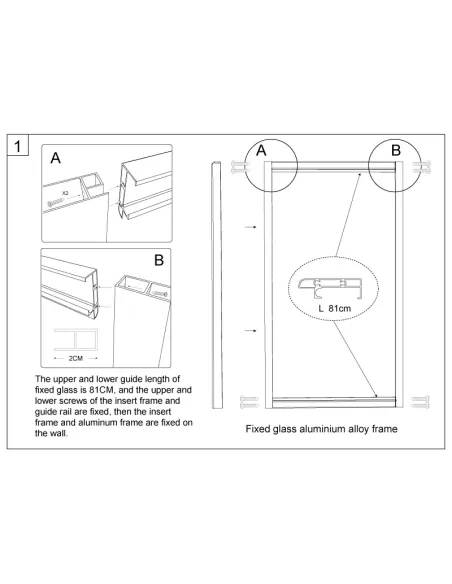 Душевая кабина без поддона Asignatura Tinto 90х90 раздвижная, квадратная - 8