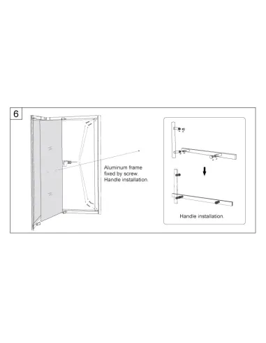 Душевая кабина без поддона Asignatura Tinto 90х90 раздвижная, квадратная - 13