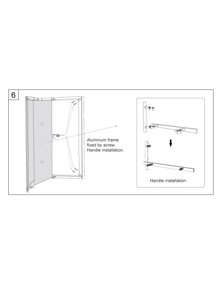 Душевая кабина без поддона Asignatura Tinto 90х90 раздвижная, квадратная - 13