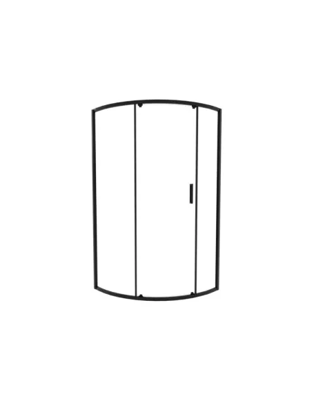 Душова кабіна без піддону Asignatura Altea 90х90 розсувна, напівкругла - 5