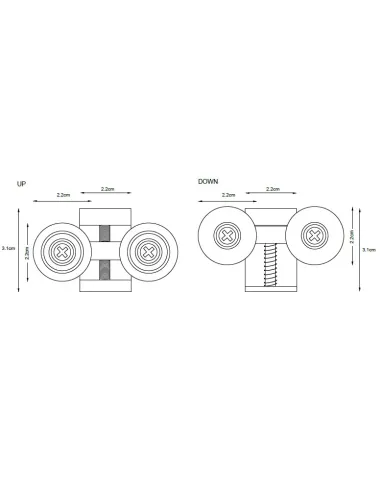 Душова кабіна без піддону Asignatura Altea 90х90 розсувна, напівкругла - 9
