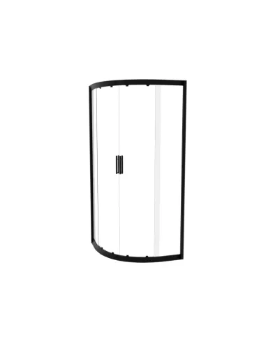 Душова кабіна без піддону Asignatura Velvet 90х90 розсувна, напівкругла - 2