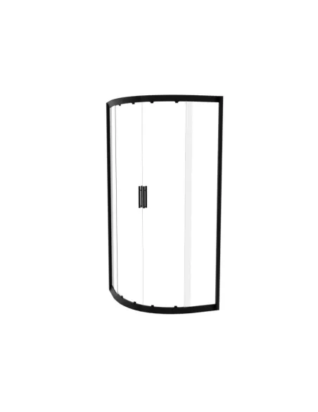 Душова кабіна без піддону Asignatura Velvet 90х90 розсувна, напівкругла - 2