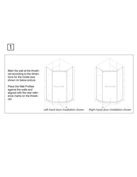 Душова кабіна без піддону Asignatura Turia 90х90 орна, п`ятикутна - 10 Душова кабіна без піддону Asignatura Turia 90х90 орна, п`ятикутна - 10