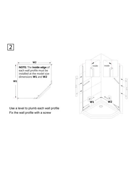 Душова кабіна без піддону Asignatura Turia 90х90 орна, п`ятикутна - 11 Душова кабіна без піддону Asignatura Turia 90х90 орна, п`ятикутна - 11