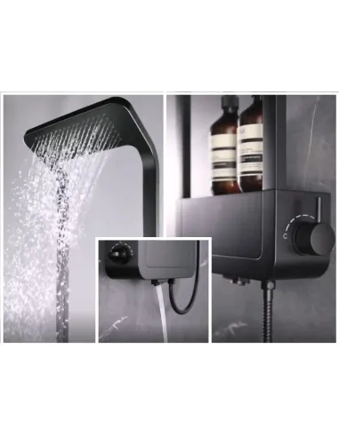 Душова панель Asignatura Unique 85597802 чорна - 3