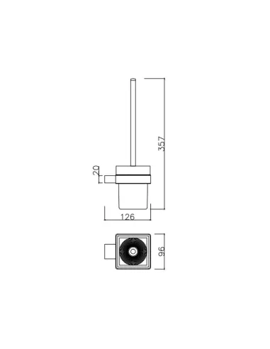 Єршик для унітазу Asignatura Intense 65609800 - 2