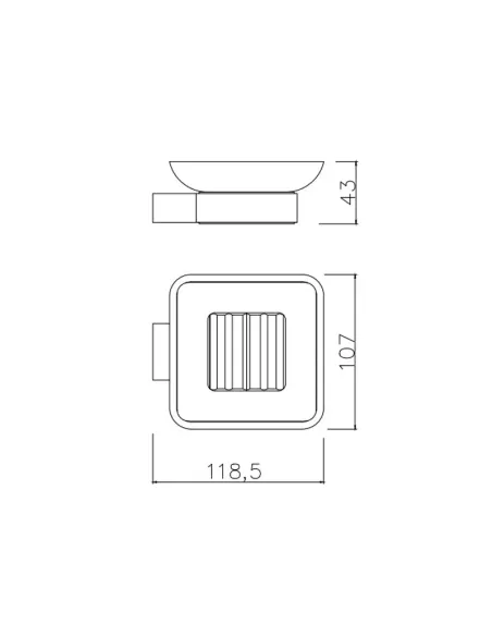 Мильниця Asignatura Intense 65602800 - 2 Мильниця Asignatura Intense 65602800 - 2