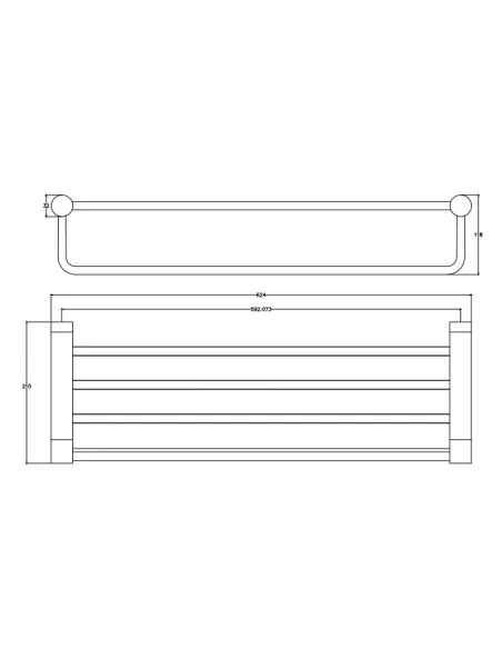 Полотенцедержатель Asignatura Delight 75611800 латунь, хром - 2