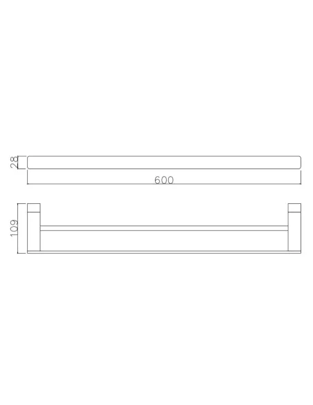 Полотенцедержатель Asignatura Intense 65608800 латунь, хром - 2
