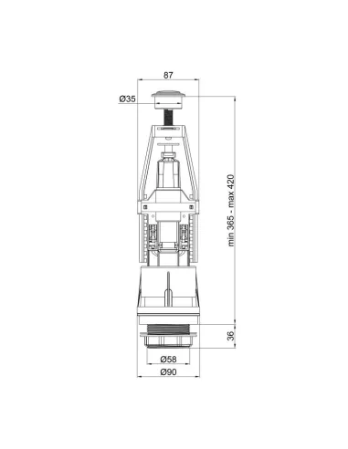Запірна арматура на унітаз Lidz WHI 60 02 K001 00, 0,37 дюйма - 2