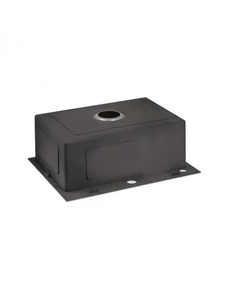 Мойка для кухни из нержавеющей стали Lidz Brush H6050 3.0/1.0 мм с дозатором для моющего средства - 5