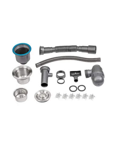 Мойка для кухни из нержавеющей стали Lidz Brush H6050 3.0/1.0 мм с дозатором для моющего средства - 8