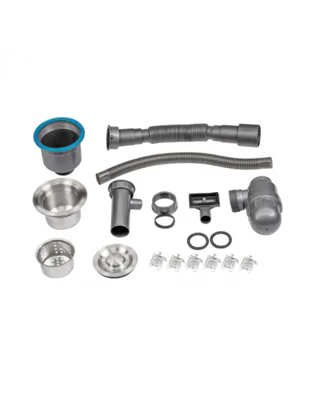 Мойка для кухни из нержавеющей стали Lidz Brush H6050 3.0/1.0 мм с дозатором для моющего средства - 8