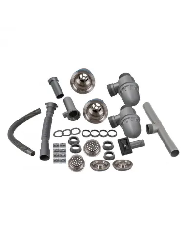 Мийка для кухні з нержавіючої сталі Lidz Brush H7843 3.0/1.0 мм з дозатором для миючого засобу - 9