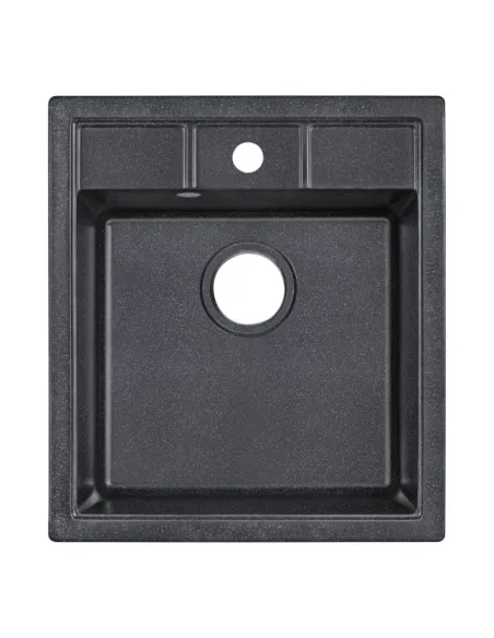 Мойка для кухни каменная Lidz BLA-03, 515x455х215 мм - 1