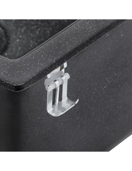 Мойка для кухни каменная Lidz BLA-03, 515x455х215 мм - 6