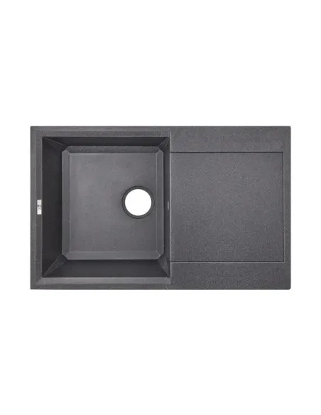 Мойка для кухни каменная Lidz BLA-03, 790x500х235 мм - 1