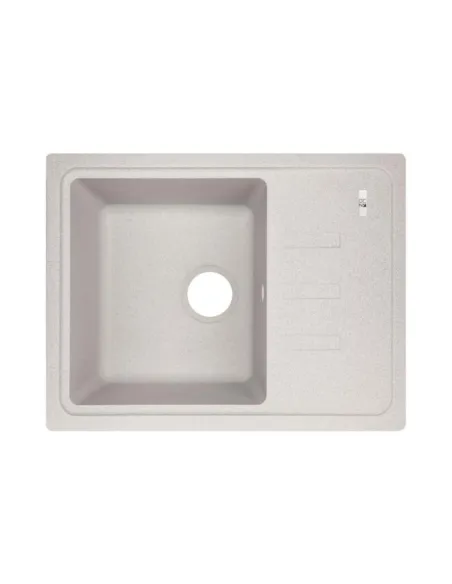 Мийка для кухні кам`яна Lidz GRA-09, 615x430х220 мм - 1