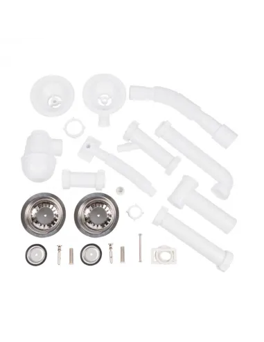 Сифон для кухонного миття Lidz WHI 60 05 M003 00, 3.5 дюйма - 3