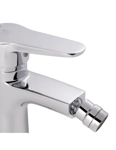 Смеситель для биде однорычажный Lidz CRM 14 34 001AF, хром, на гайке - 4