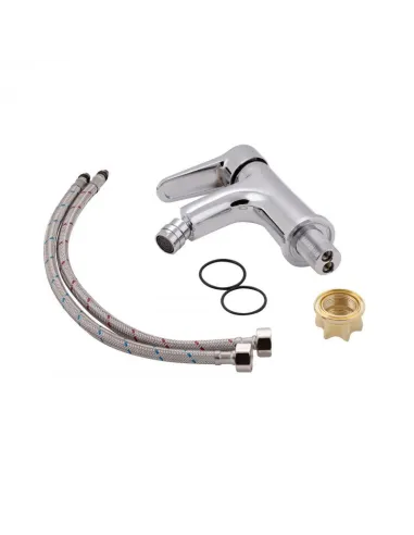 Смеситель для биде однорычажный Lidz CRM 14 34 001AF, хром, на гайке - 6