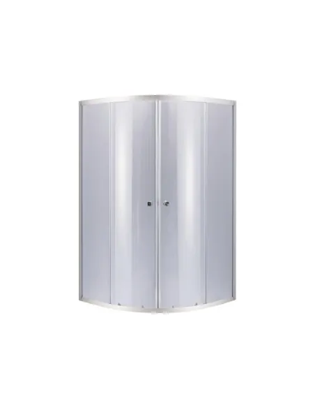 Душова кабіна без піддону Lidz Latwa SC80x80.SAT.HIGH.GR, напівкругла - 1 Душова кабіна без піддону Lidz Latwa SC80x80.SAT.HIGH.GR, напівкругла - 1