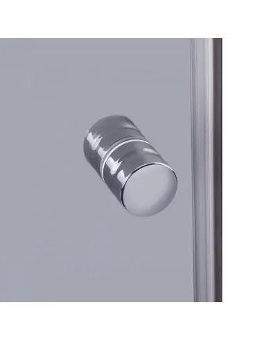 Душова кабіна без піддону Lidz Latwa SC80x80.SAT.HIGH.GR, напівкругла - 4