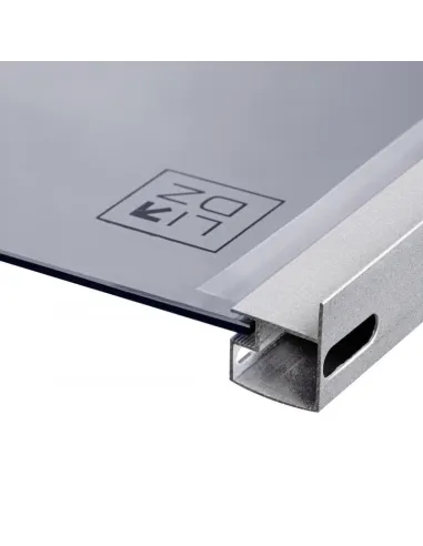 Душова кабіна без піддону Lidz Latwa SC80x80.SAT.HIGH.GR, напівкругла - 5