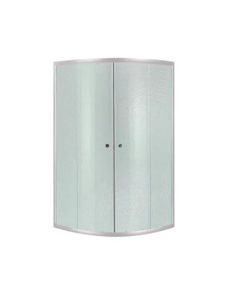 Душевая кабина без поддона Lidz Latwa SC90x90.SAT.LOW.FR, полукруглая - 1